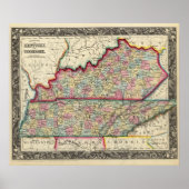 Kentucky en Tennessee Poster (Voorkant)