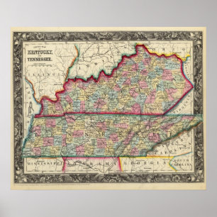 Kentucky en Tennessee Poster