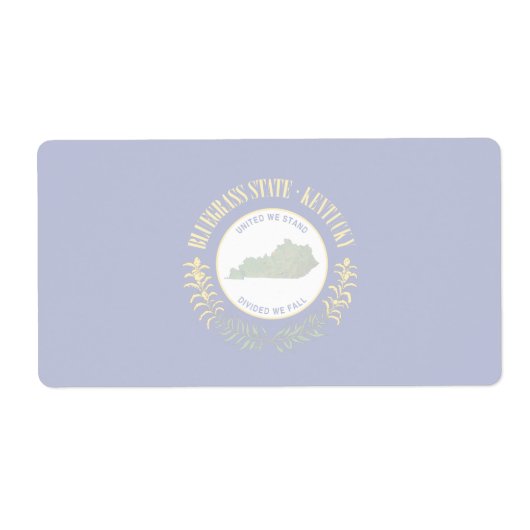 Kentucky Faint Banner Verzendlabel (Voorkant)