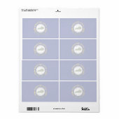 Kentucky Faint Banner Verzendlabel (Full Sheet)