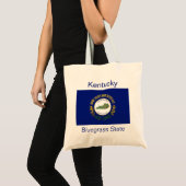Kentucky Flag Bag Tote Bag (Voorkant (product))
