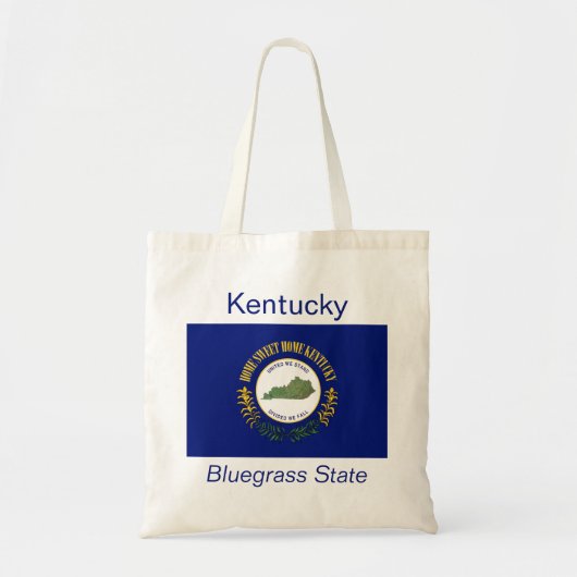 Kentucky Flag Bag Tote Bag (Voorkant)