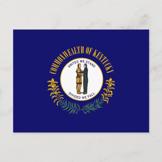 Kentucky Flag Briefkaart (Voorkant)