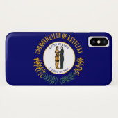 Kentucky Flag Case-Mate iPhone Case (Achterkant (horizontaal))