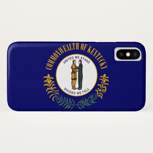 Kentucky Flag Case-Mate iPhone Case (Achterkant (horizontaal))