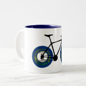 Kentucky Flag Cycling Tweekleurige Koffiemok (Voorkant links)
