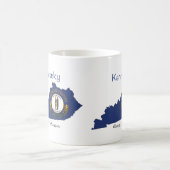 Kentucky Flag en Map Koffiemok (Center)