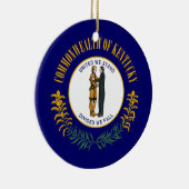 Kentucky Flag Keramisch Ornament (Rechts)