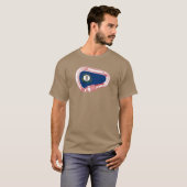 Kentucky Flag klimmer Carabiner T-shirt (Voorkant volledig)