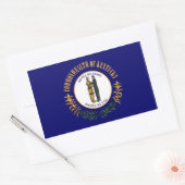 Kentucky Flag Rechthoekige Sticker (Envelop)
