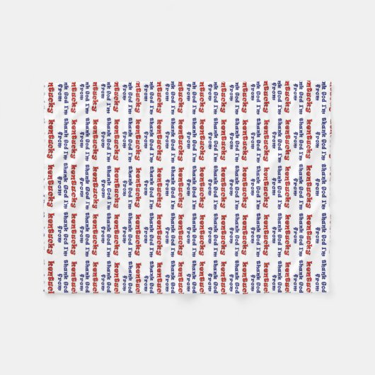 Kentucky Fleece Deken (Voorkant (Horizontaal))