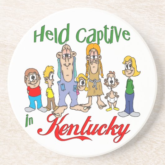 Kentucky Funny Trailer Park Sandstone Onderzetter (Voorkant)