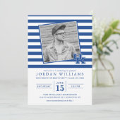 Kentucky gestreepte afstudeer aankondiging (Staand voorkant)