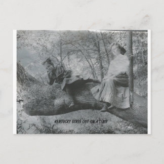 Kentucky Girls op een Limb Briefkaart