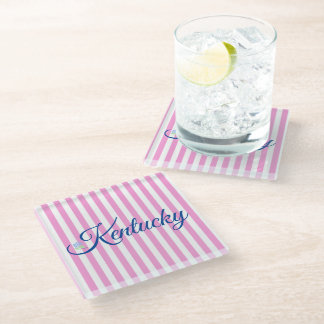 Kentucky glazen onderzetter