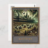 Kentucky | Gotische kunst Briefkaart (Voorkant / Achterkant)