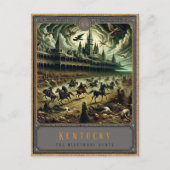 Kentucky | Gotische kunst Briefkaart (Voorkant)
