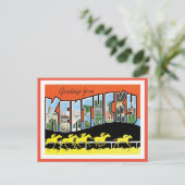 Kentucky Greetings uit de VS Briefkaart (Staand voorkant)