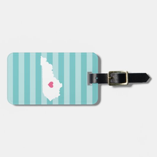 Kentucky Hart | Thuisstaat Bagagelabel (Voorkant horizontaal)