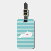 Kentucky Hart | Thuisstaat Bagagelabel (Voorkant verticaal)