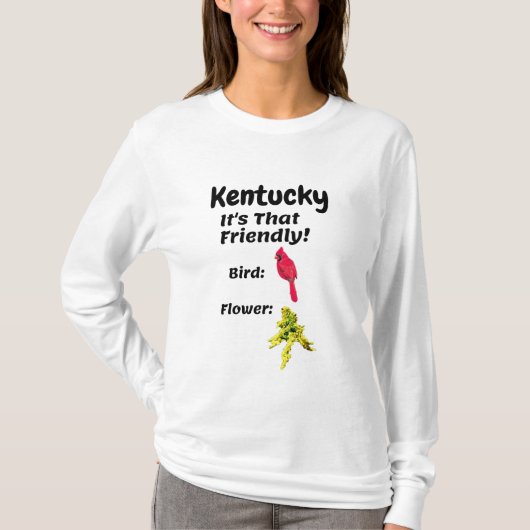 Kentucky, het is zo vriendelijk t-shirt (Voorkant)