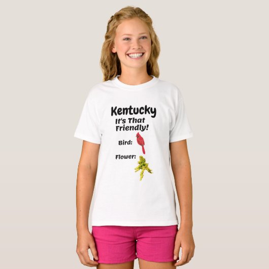Kentucky Het is zo vriendelijk T-shirt (Voorkant volledig)
