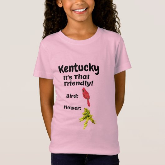Kentucky Het is zo vriendelijk T-shirt (Voorkant)