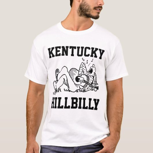 KENTUCKY HILLBILLY MANNEN T-Shirts (Voorkant)