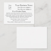 Kentucky Home Baker-kaarten Visitekaartje (Voorkant / Achterkant)