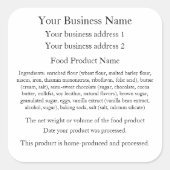 Kentucky Home Baker Labels (Voorkant)