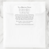 Kentucky Home Baker Labels (Tas)