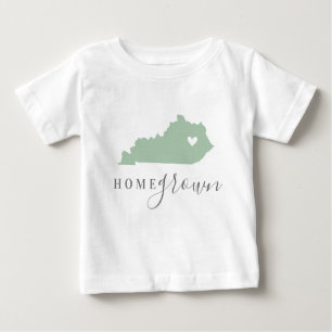 Kentucky Home Grown State-kaart bewerkbare kleur