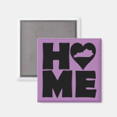 Kentucky Home Heart State Fridge Magnet (Voorkant / Achterkant)