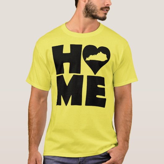 Kentucky Home Heart State Tees T-Shirt (Voorkant)