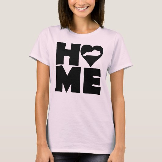 Kentucky Home Heart State Tees T-shirt (Voorkant)
