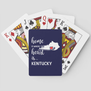 Kentucky Home is waar het hart ligt Pokerkaarten
