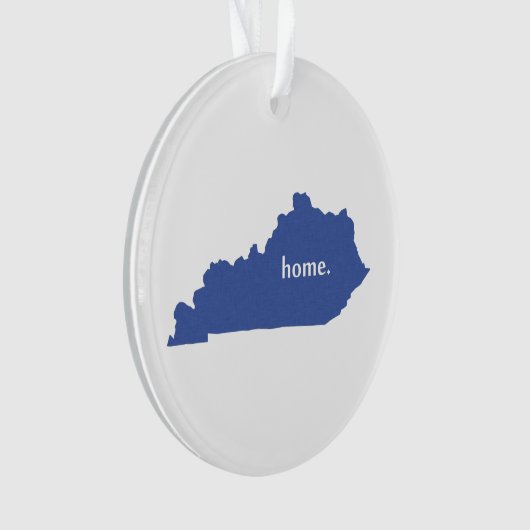 Kentucky home silhouette state map ornament (voorkant)