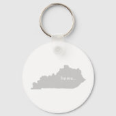 Kentucky home silhouette state map sleutelhanger (Voorkant)