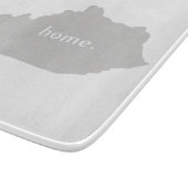 Kentucky home silhouette state map snijplank (Hoek)