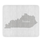 Kentucky home silhouette state map snijplank (Voorkant)