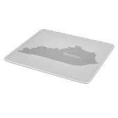 Kentucky home silhouette state map snijplank (Hoek)