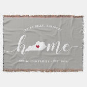 Kentucky Home State Personalized Deken (Voorkant)