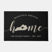 Kentucky Home State Personalized Deurmat (Voorkant)