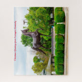 Kentucky Horse Park Lexington-kerstgroeten Legpuzzel (Verticaal)