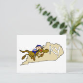Kentucky Horse Racing Briefkaart (Staand voorkant)