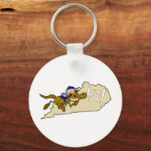 Kentucky Horse Racing Sleutelhanger (Voorkant)