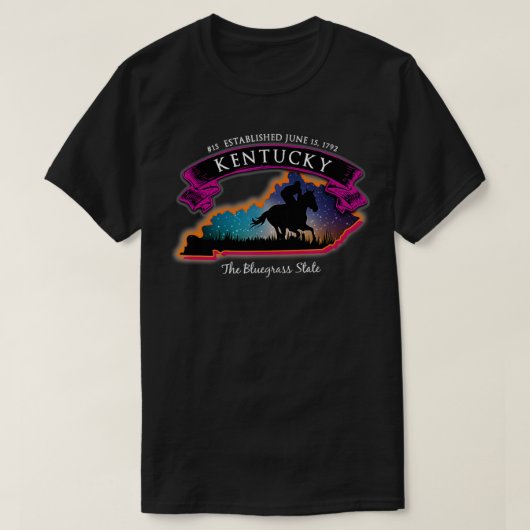 Kentucky Horse Racing Souvenir T-shirt (Design voorkant)