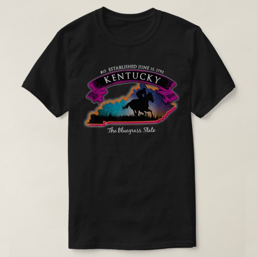 Kentucky Horse Racing Souvenir T-shirt (Design voorkant)