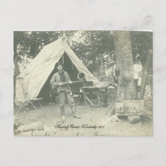 Kentucky Hunting Camp 1908 Briefkaart