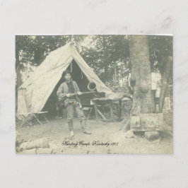 Kentucky Hunting Camp 1908 Briefkaart